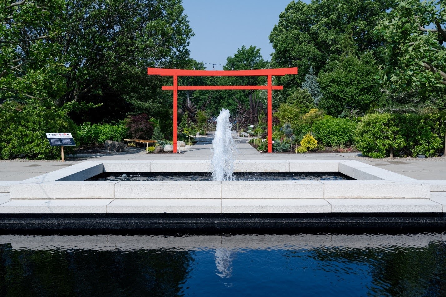 Between water and stone, Cleveland Botanical Garden celebrating