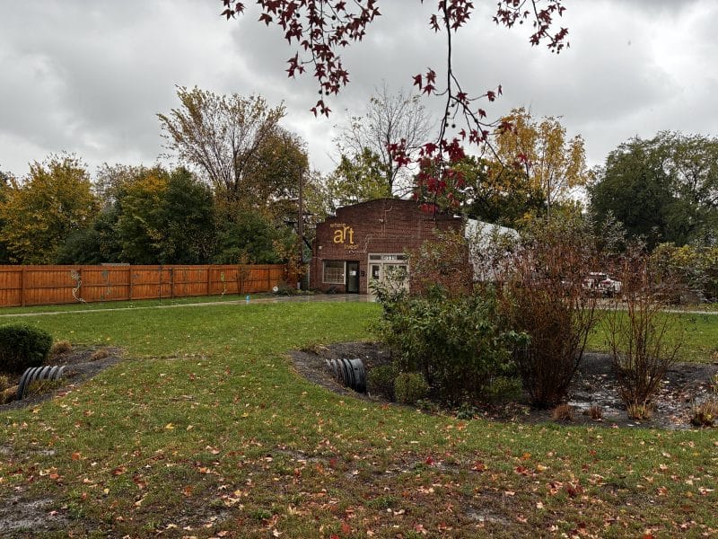 Art House opens “Creative Garden” with ribbon-cutting and new sculpture by Brinsley Tyrell