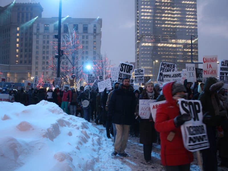 Cleveland activist organizations call for general strike at anti-ICE protest [photos]