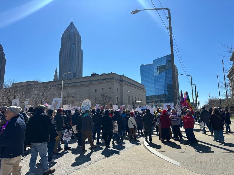 No Kings protest brings large crowd to downtown Cleveland [Photos]