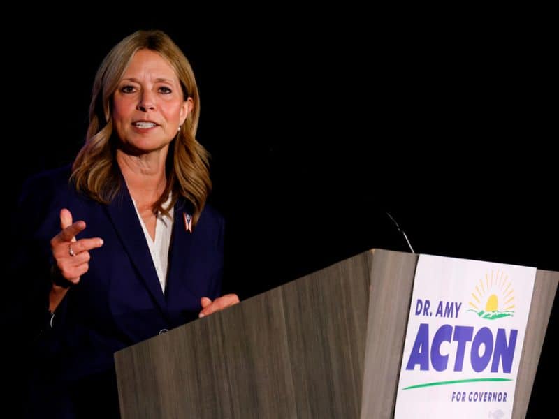 Armed man charged toward Democratic candidate for Ohio governor at fair, law enforcement says